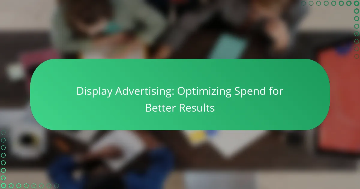 Display Advertising: Optimizing Spend for Better Results